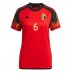 Belgien Axel Witsel #6 Hjemmebanetrøje Dame VM 2022 Kortærmet